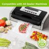 imageBonsenkitchen Vacuum Sealer Rolls Bags 6 Pack 3 Rolls 11quot x 16  3 Rolls 8quot x 16 Commercial Grade BPA Free Bag Rolls Durable Customized Size Food Vac Bags for Storage and Sous Vide Cooking VB226 Rolls 8 in16 ft
