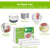 imageBonsenkitchen Vacuum Sealer Rolls Bags 6 Pack 3 Rolls 11quot x 16  3 Rolls 8quot x 16 Commercial Grade BPA Free Bag Rolls Durable Customized Size Food Vac Bags for Storage and Sous Vide Cooking VB226 Rolls 8 in16 ft