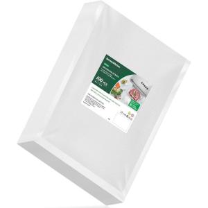 imageBonsenkitchen Precut Vacuum Food Sealer Bags 100 Pint 6quot x 10quot BPA Free Commercial Grade Textured Food Vacuum Sealer Bag Thick Embossed Bags for Food Storage and Sous Vide Cooking VB3204Quart Size 8 x 12 100count