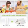 imageBonsenkitchen 8 x 150 Food Vacuum Seal Roll Keeper with Cutter Vacuum Sealer Bags Rolls for Food Storage Commercial Grade BPA Free Great for Meal Prep and Sous Vide Cooking8 in x 150 ft
