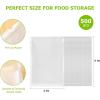 imageBonsenkitchen Precut Vacuum Sealer Bags 500 Pint 6quot x 9quot Food Sealer BagsCommercial Grade BPA Free Heavy Duty Customized Size Vacuum Bags for Vac Storage Meal Prep or Sous Vide Cooking VB116 x 9