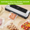 imageBonsenkitchen Precut Vacuum Sealer Bags 500 Pint 6quot x 9quot Food Sealer BagsCommercial Grade BPA Free Heavy Duty Customized Size Vacuum Bags for Vac Storage Meal Prep or Sous Vide Cooking VB118 x 12