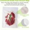 imageBonsenkitchen Precut Vacuum Sealer Bags 500 Pint 6quot x 9quot Food Sealer BagsCommercial Grade BPA Free Heavy Duty Customized Size Vacuum Bags for Vac Storage Meal Prep or Sous Vide Cooking VB116 x 9