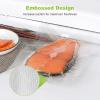 imageBonsenkitchen Vacuum Sealer Bags 11 in x 50 ft Rolls 2 Pack Seal Bags for Food Storage Saver BPA Free Commercial Grade Textured Food Roll Bags Customized Size Bag for Sous Vide CookingVB32108 in x 50 ft 2 Packs