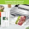 imageBonsenkitchen Vacuum Sealer Bags 11 in x 50 ft Rolls 2 Pack Seal Bags for Food Storage Saver BPA Free Commercial Grade Textured Food Roll Bags Customized Size Bag for Sous Vide CookingVB321011 in50 ft 2 Packs