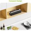imageBonsenkitchen Vacuum Sealer Machine FastCompact Food Sealer MultiFunctional Food Vacuum Sealer with 5 Vacuum Bags ampamp Accessory Hose Technology for HighSpeed Continuous Working SilverSingle  Black  with Cutter