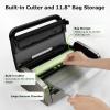 imagePowerful Vacuum Sealer Machine Builtin Cutter  2 Rolls Bags Total 4 Roll Bags