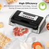 imagePowerful Vacuum Sealer Machine Builtin Cutter  2 Rolls Bags Total 4 Roll Bags