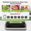 imagePowerful Vacuum Sealer Machine Builtin Cutter  2 Rolls Bags Total 4 Roll Bags