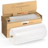 imageBonsenkitchen 8 x 150 Food Vacuum Seal Roll Keeper with Cutter Vacuum Sealer Bags Rolls for Food Storage Commercial Grade BPA Free Great for Meal Prep and Sous Vide Cooking8 in x 150 ft