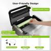 imageBonsenkitchen Vacuum Sealer for Food EasyLock Handle Vacuum Sealer Machine with Bag Clip Builtin Cutter and Bag Storage for Sous Vide and Meal Prep 1 Roll Bag ampamp 10 PreCut Bags SilverSilver Black