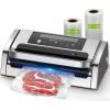 imageBonsenkitchen Vacuum Sealer for Food EasyLock Handle Vacuum Sealer Machine with Bag Clip Builtin Cutter and Bag Storage for Sous Vide and Meal Prep 1 Roll Bag ampamp 10 PreCut Bags SilverFull Silver