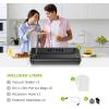 imageBonsenkitchen Vacuum Sealer Machine with Mason Jar Sealer Kit  Compact Food Sealer for Kitchen Storage ampamp Meal Prep  Multiple Modes  External Vacuum System ampamp 40 Vacuum Bags SilverBlack