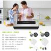 imageBonsenkitchen Vacuum Sealer Machine with Mason Jar Sealer Kit  Compact Food Sealer for Kitchen Storage ampamp Meal Prep  Multiple Modes  External Vacuum System ampamp 40 Vacuum Bags SilverSilver