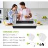 imageBonsenkitchen Vacuum Sealer Machine with Mason Jar Sealer Kit  Compact Food Sealer for Kitchen Storage ampamp Meal Prep  Multiple Modes  External Vacuum System ampamp 40 Vacuum Bags SilverSilver