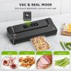 imageBonsenkitchen Vacuum Sealer Machine with Mason Jar Sealer Kit  Compact Food Sealer for Kitchen Storage ampamp Meal Prep  Multiple Modes  External Vacuum System ampamp 40 Vacuum Bags SilverBlack