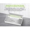 imageBonsenkitchen Vacuum Sealer Machine Stainless Steel Food Sealer Vacuum Sealers with 1 Roll ampamp 5 Bags 5 Food Vacuum Modes Builtin Cutter ampamp Bag Storage White SilverWhiteSilver