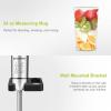 imageImmersion Handheld Blender Bonsenkitchen 9Speed Stainless Steel Hand Blender Set with Wall Mounted Bracket Food Grinder Bowl Measuring Mug Egg Whisk for Smoothies Infant Food Sauces Puree