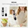 image:imageBonsenkitchen 4in1 Immersion Blender Handheld with Food Processor 12 Speeds Hand Blender with Turbo Mode Stainless Steel Blade Egg Whisk Beaker amp Chopper Bowl Stick Mixer for Smoothie Puree12 speeds
