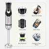 image:imageBonsenkitchen 4in1 Immersion Blender Handheld with Food Processor 12 Speeds Hand Blender with Turbo Mode Stainless Steel Blade Egg Whisk Beaker amp Chopper Bowl Stick Mixer for Smoothie Puree12 speeds