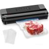 image:imageBonsenkitchen Vacuum Sealer MultiFunctional Food Sealer with 1 Roll Bag 50 Bags FastCompact Design  Bag Storage  Builtin Cutter External Vacuum System amp Accessory Tube SilverBlack