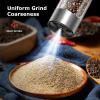 image:imageBonsenkitchen Electric Salt and Pepper Grinder Set USBC Rechargeable Stainless Steel Adjustable Coarseness Pepper Mill with LED Light 95ml Large Capacity Clean Brush for Kitchen BBQ amp Camping