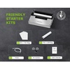 image:imageBonsenkitchen Vacuum Sealer Machine for Food MultiFunctional Food Sealer Automatic Operation Mode Commercial Grade Compact Design with 5 Vacuum Bags BlackSilverSilverBlack