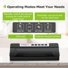 image:imageBonsenkitchen Vacuum Sealer Machine for Food MultiFunctional Food Sealer Automatic Operation Mode Commercial Grade Compact Design with 5 Vacuum Bags BlackSilverBlack