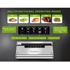 image:imageBonsenkitchen Vacuum Sealer Machine for Food MultiFunctional Food Sealer Automatic Operation Mode Commercial Grade Compact Design with 5 Vacuum Bags BlackSilverSilverBlack