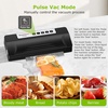 image:imageBonsenkitchen Vacuum Sealer Machine for Food MultiFunctional Food Sealer Automatic Operation Mode Commercial Grade Compact Design with 5 Vacuum Bags BlackSilverBlack