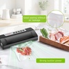 image:imageBonsenkitchen Vacuum Sealer Machine for Food MultiFunctional Food Sealer Automatic Operation Mode Commercial Grade Compact Design with 5 Vacuum Bags BlackSilverBlack