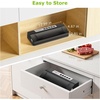 image:imageBonsenkitchen Vacuum Sealer Machine for Food MultiFunctional Food Sealer Automatic Operation Mode Commercial Grade Compact Design with 5 Vacuum Bags BlackSilverBlack