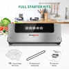 image:imageBonsenkitchen Vacuum Sealer Machine with 1 Roll amp 5 Airtight Bags 5 Vacuum Modes 80 kPa Powerful Suction Builtin Cutter amp Bag Storage  SilverGrey