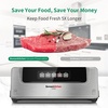 image:imageBonsenkitchen Vacuum Sealer Machine with 1 Roll amp 5 Airtight Bags 5 Vacuum Modes 80 kPa Powerful Suction Builtin Cutter amp Bag Storage  SilverGrey
