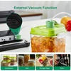 image:imageBonsenkitchen Vacuum Sealer Machine with 1 Roll amp 5 Airtight Bags 5 Vacuum Modes 80 kPa Powerful Suction Builtin Cutter amp Bag Storage  SilverGrey