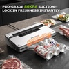 image:imageBonsenkitchen Vacuum Sealer Machine with 1 Roll amp 5 Airtight Bags 5 Vacuum Modes 80 kPa Powerful Suction Builtin Cutter amp Bag Storage  SilverSilver