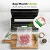 image:imageBonsenkitchen Vacuum Sealer for Food OneHand Operation Food Vacuum Sealer Machine with Digital Timer 02inch Wider Seal Builtin Cutter and Bag Storage for Meal Prep 1 Roll Bag amp 10 PreCut BagsSilver