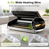 image:imageBonsenkitchen Vacuum Sealer for Food OneHand Operation Food Vacuum Sealer Machine with Digital Timer 02inch Wider Seal Builtin Cutter and Bag Storage for Meal Prep 1 Roll Bag amp 10 PreCut BagsFull Silver