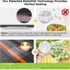 image:imageBonsenkitchen Vacuum Sealer for Food OneHand Operation Food Vacuum Sealer Machine with Digital Timer 02inch Wider Seal Builtin Cutter and Bag Storage for Meal Prep 1 Roll Bag amp 10 PreCut BagsSilver Grey