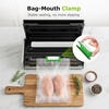 image:imageBonsenkitchen Vacuum Sealer for Food OneHand Operation Food Vacuum Sealer Machine with Digital Timer 02inch Wider Seal Builtin Cutter and Bag Storage for Meal Prep 1 Roll Bag amp 10 PreCut BagsFull Silver
