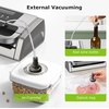 image:imageBonsenkitchen Vacuum Sealer for Food OneHand Operation Food Vacuum Sealer Machine with Digital Timer 02inch Wider Seal Builtin Cutter and Bag Storage for Meal Prep 1 Roll Bag amp 10 PreCut BagsSilver Grey