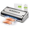 image:imageBonsenkitchen Vacuum Sealer for Food OneHand Operation Food Vacuum Sealer Machine with Digital Timer 02inch Wider Seal Builtin Cutter and Bag Storage for Meal Prep 1 Roll Bag amp 10 PreCut BagsSilver