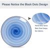 imageSelamica Ceramic 12Pieces Dinnerware Sets Ceramic Dish Plates and Bowls Sets Service for 4 Dinner Salad Dessert Plates and Cereal Bowls SetVintage BlueGradient Blue