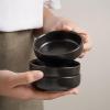 imageSelamica Ceramic 33 Inch Soy Sauce Dish Dipping Bowls Side Dishes Small Appetizer Pinch Bowls for Condiments Sushi Ketchup BBQSet of 6Matte BlackMatte Black