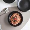 imageSelamica Ceramic 78 inch pasta bowls 26 Ounce large serving porcelain salad soup bowls dishwasher microwave safe set of 6 BlackBlack