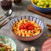 imageSelamica Pasta Bowls 30 OZ Large Salad Serving Bowls Wide Shallow Soup Bowls for Kitchen Dinner Bowls Set of 4 Microwave Dishwasher Safe BlackAssorted Corlors
