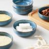 imageSelamica Ceramic 33 Inch Soy Sauce Dish Dipping Bowls Side Dishes Small Appetizer Pinch Bowls for Condiments Sushi Ketchup BBQSet of 6Ceylon BlueCeylon Blue