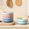 imageSelamica Ceramic 33 Inch Soy Sauce Dish Dipping Bowls Side Dishes Small Appetizer Pinch Bowls for Condiments Sushi Ketchup BBQSet of 6Ceylon BlueGradient Color
