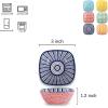 imageSelamica Ceramic Dipping Bowls 27 OZ Soy Sauce Dish Set 3 inch Small Dip Bowls Mini Bowls for Side Dish Appetizers Sushi BBQ Ketchup Set of 6 Gradient ColorAssorted Colors