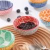 imageSelamica Ceramic Dipping Bowls 27 OZ Soy Sauce Dish Set 3 inch Small Dip Bowls Mini Bowls for Side Dish Appetizers Sushi BBQ Ketchup Set of 6 Gradient ColorAssorted Colors